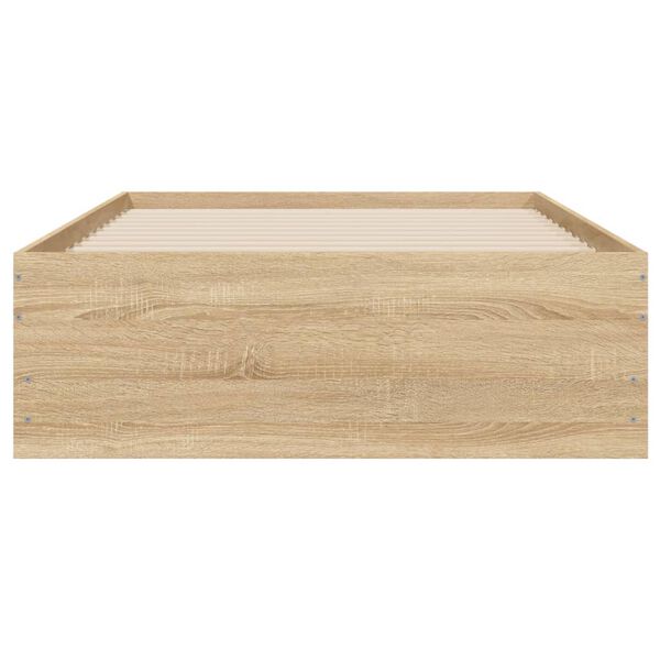 vidaXL Πλαίσιο Κρεβατιού με συρτάρια Sonoma Δρυς 100x200εκ. Επεξ. Ξύλο