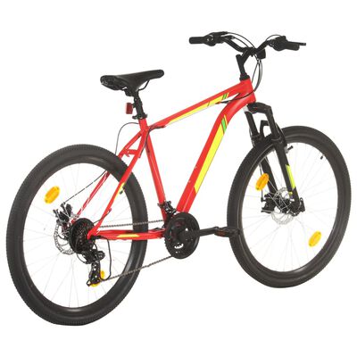 vidaXL Ποδήλατο Mountain 27,5'' Κόκκινο με 21 Ταχύτητες 42 εκ.