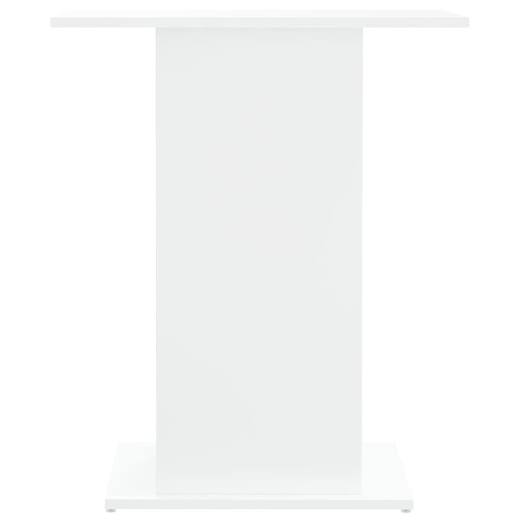 vidaXL Βάση Ενυδρείου Λευκή 60,5x36x72,5 εκ. από Επεξεργασμένο Ξύλο