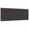 vidaXL Πίσω Πάνελ Κουζίνας 2 pcs Σκούρο Γκρι 110 x 40 cm
