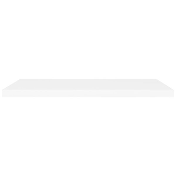 vidaXL Ράφια Τοίχου 2 τεμ. Άσπρα 90x23,5x3,8 εκ. MDF