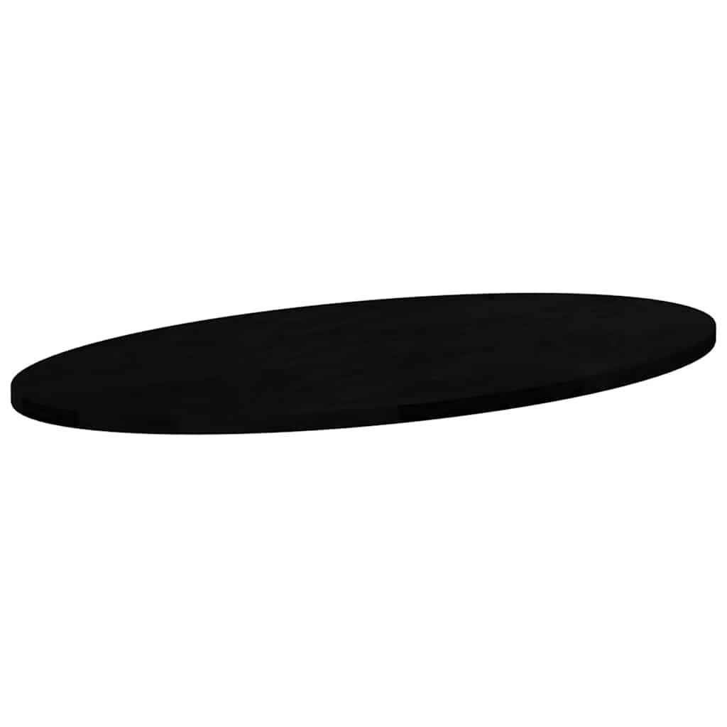 vidaXL Επιτραπέζια επιφάνεια Σκούρο Καφέ 80x40x2 εκ. Ξύλο Δρυός Οβάλ