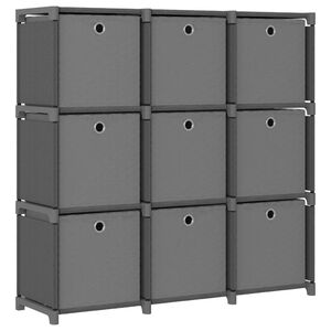 vidaXL &Rho;&alpha;&phi;&iota;έ&rho;&alpha; &mu;&epsilon; 9 &Kappa;ύ&beta;&omicron;&upsilon;&sigmaf; & &Kappa;&omicron;&upsilon;&tau;&iota;ά &Gamma;&kappa;&rho;&iota; 103x30x107,5 &epsilon;&kappa;. &Upsilon;&phi;&alpha;&sigma;&mu;ά&tau;&iota;&nu;&eta;
