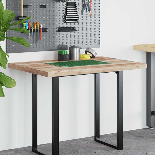 vidaXL Επιφάνεια Τραπεζιού 100x80x4 εκ. Μασίφ Ξύλο Ακακίας