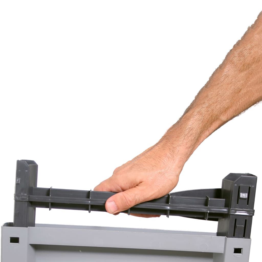 vidaXL Πλαστικό Ντουλάπι 68 x 39 x 171,5 εκ.