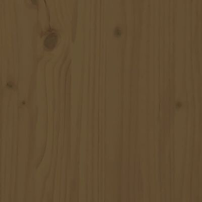 vidaXL Τραπεζάκι Σαλονιού Καφέ Μελί 80x55x40,5 εκ. Μασίφ Ξύλο Πεύκου