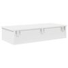 vidaXL Ράφι τοίχου με συρτάρια Λευκό 80x34x17 cm Κατασκευασμένο ξύλο