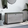vidaXL Παπουτσοθήκη με Ανακλινόμενο Συρτάρι Γκρι Sonoma 102x32x56 εκ.