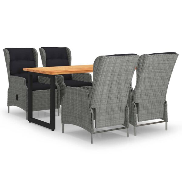 vidaXL &Sigma;&epsilon;&tau; &Tau;&rho;&alpha;&pi;&epsilon;&zeta;&alpha;&rho;ί&alpha;&sigmaf; &Kappa;ή&pi;&omicron;&upsilon; 5 &tau;&epsilon;&mu;. &Alpha;&nu;. &Gamma;&kappa;&rho;&iota; &Sigma;&upsilon;&nu;&theta;. &Rho;&alpha;&tau;ά&nu; & &Mu;&alpha;&xi;&iota;&lambda;ά&rho;&iota;&alpha;