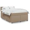 vidaXL &Kappa;&rho;&epsilon;&beta;ά&tau;&iota; Boxspring &mu;&epsilon; &Sigma;&tau;&rho;ώ&mu;&alpha; &Kappa;&alpha;&pi;&omicron;&upsilon;&tau;&sigma;ί&nu;&omicron; 160x200&epsilon;&kappa;.&alpha;&pi;ό &Sigma;&upsilon;&nu;&theta;.&Delta;έ&rho;&mu;&alpha;