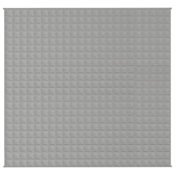vidaXL Κουβέρτα Βαρύτητας Γκρι 220 x 235 εκ. 11 κ. Υφασμάτινη
