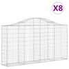 vidaXL &Sigma;&upsilon;&rho;&mu;&alpha;&tau;&omicron;&kappa;&iota;&beta;ώ&tau;&iota;&alpha; &Tau;&omicron;&xi;&omega;&tau;ά 8 &tau;&epsilon;&mu;. 200x30x100/120 &epsilon;&kappa;. &Gamma;&alpha;&lambda;&beta;&alpha;&nu;. &Alpha;&tau;&sigma;ά&lambda;&iota;