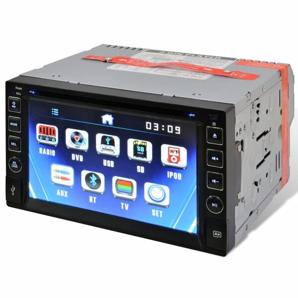 Στερεοφωνικό αυτοκινήτου 2 DIN DVD Player Οθόνη αφής 6,2"