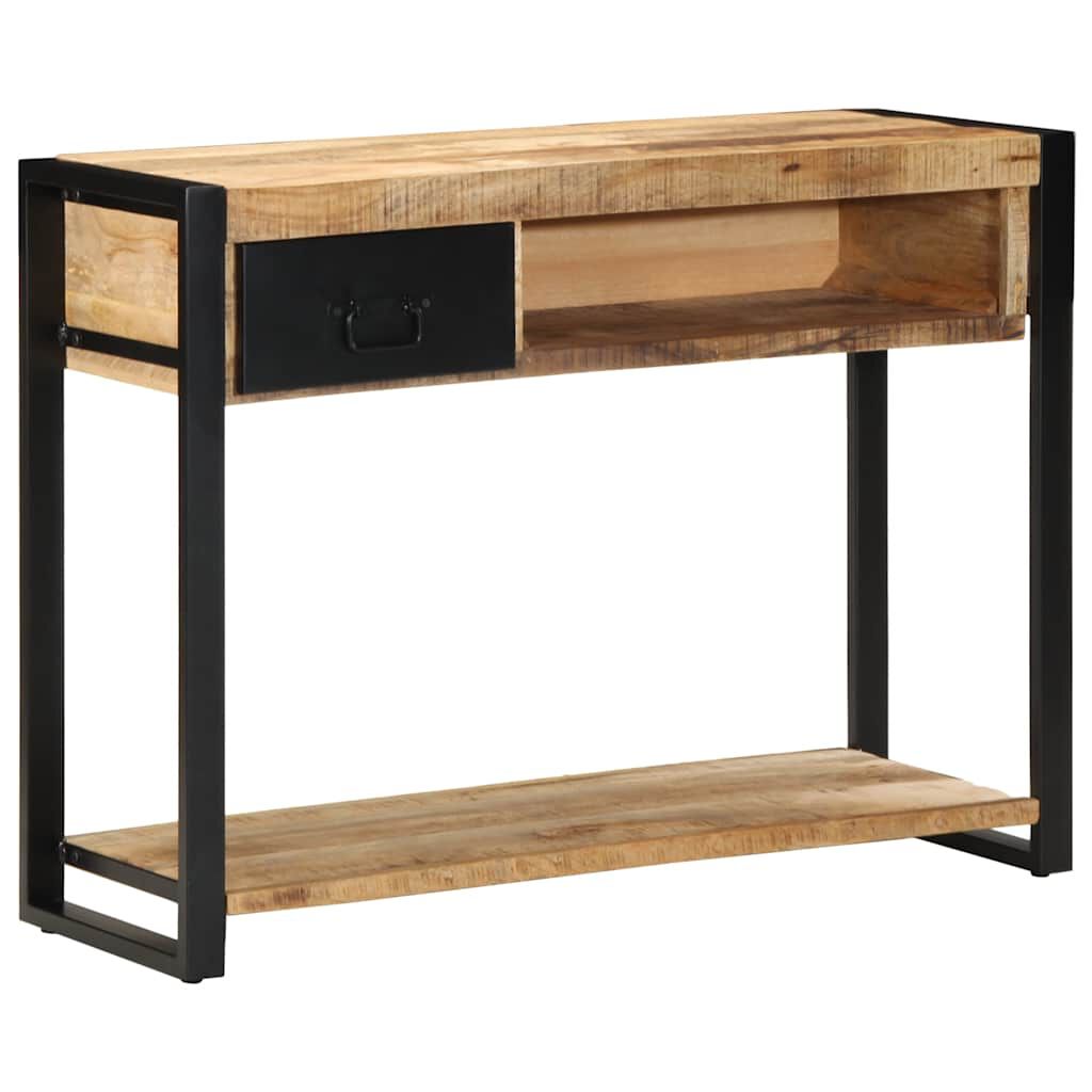 vidaXL Τραπέζι κονσόλας 100x35x75 cm Στερεό ακατέργαστο ξύλο Mango