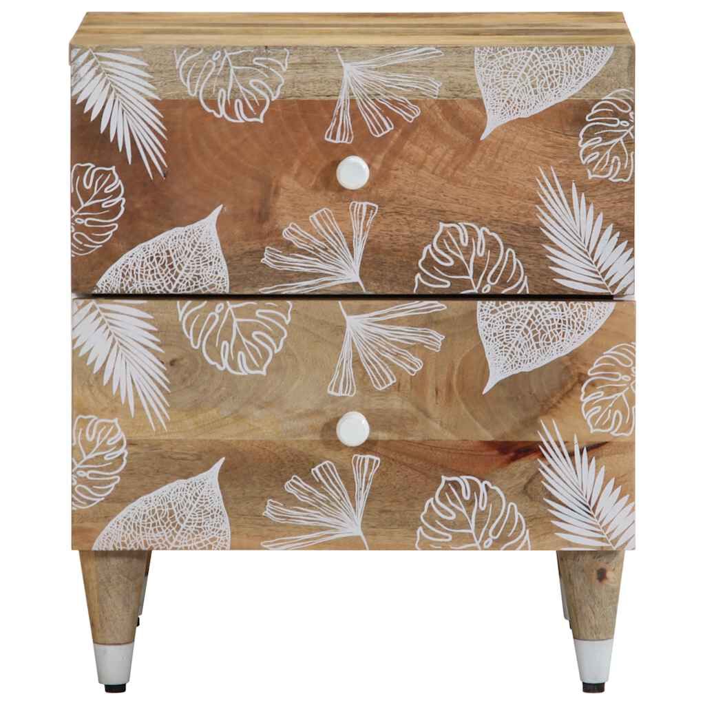 vidaXL Κομοδίνο 40x33,5x46 cm μασίφ ξύλο Mango