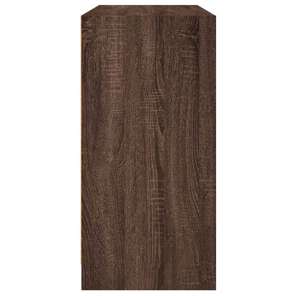 vidaXL Μπουφές Καφέ Δρυς 102x37x75,5 εκ. Επεξεργασμένο Ξύλο