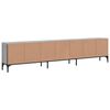 vidaXL Έπιπλο Τηλεόρασης με Συρτάρι Γκρι Sonoma 200x25x44εκ Επεξ. Ξύλο