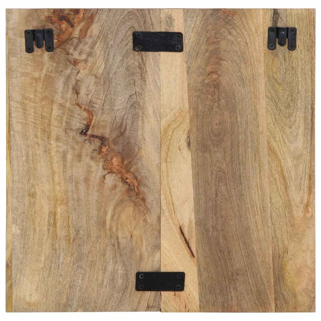 vidaXL Κομοδίνο 50x27x50 cm Στερεό ακατέργαστο ξύλο Μάνγκο