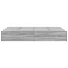 vidaXL Σκελετός Κρεβατιού Γκρι sonoma 200 x 160 x 31.5 εκ.
