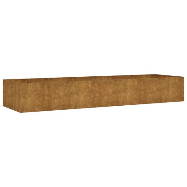vidaXL Ζαρντινιέρα 280 x 80 x 40 εκ. από Ατσάλι Σκληρυθέν στον Αέρα
