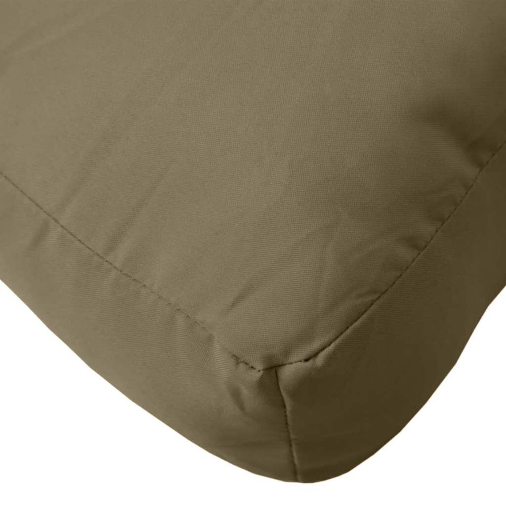 vidaXL Μαξιλάρι Παλέτας Taupe 60x60x9,5 εκ. Ύφασμα