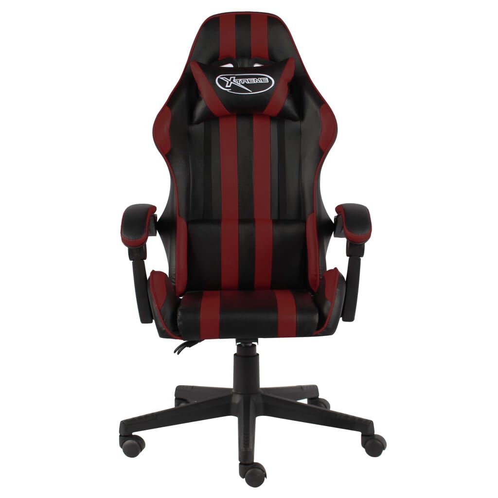 vidaXL Καρέκλα Racing Μαύρο / Λευκό από Συνθετικό Δέρμα