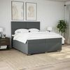 vidaXL &Kappa;&rho;&epsilon;&beta;ά&tau;&iota; Boxspring &mu;&epsilon; &Sigma;&tau;&rho;ώ&mu;&alpha; &Sigma;&kappa;&omicron;ύ&rho;&omicron; &Gamma;&kappa;&rho;&iota; 200x200 &epsilon;&kappa;. &Upsilon;&phi;&alpha;&sigma;&mu;ά&tau;&iota;&nu;&omicron;