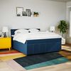 vidaXL &Kappa;&rho;&epsilon;&beta;ά&tau;&iota; Boxspring &mu;&epsilon; &Sigma;&tau;&rho;ώ&mu;&alpha; &Mu;&pi;&lambda;&epsilon; 180x200 &epsilon;&kappa;. &Upsilon;&phi;&alpha;&sigma;&mu;ά&tau;&iota;&nu;&omicron;