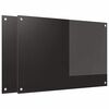 vidaXL Πίσω Πάνελ Κουζίνας Μαύρο 90 x 60 cm σκληρυμένο γυαλί