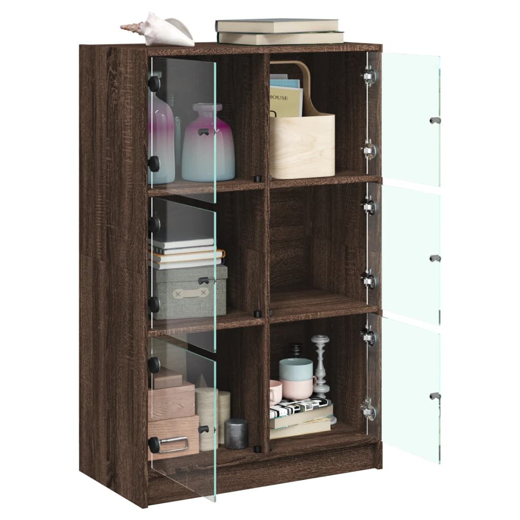 vidaXL Ντουλάπι με Πόρτες 68x37x109 εκ. από Επεξεργασμένο Ξύλο