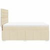 vidaXL &Kappa;&rho;&epsilon;&beta;ά&tau;&iota; Boxspring &mu;&epsilon; &Sigma;&tau;&rho;ώ&mu;&alpha; &Kappa;&rho;&epsilon;&mu; 140x190 &epsilon;&kappa;. &Upsilon;&phi;&alpha;&sigma;&mu;ά&tau;&iota;&nu;&omicron;