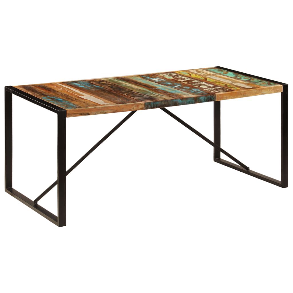 vidaXL Τραπεζαρία 180 x 90 x 75 εκ. από Μασίφ Ανακυκλωμένο Ξύλο