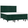 vidaXL &Kappa;&rho;&epsilon;&beta;ά&tau;&iota; Boxspring &mu;&epsilon; &Sigma;&tau;&rho;ώ&mu;&alpha; &Sigma;&kappa;&omicron;ύ&rho;&omicron; &Pi;&rho;ά&sigma;&iota;&nu;&omicron; 180x200&epsilon;&kappa;. &Beta;&epsilon;&lambda;&omicron;ύ&delta;&iota;&nu;&omicron;