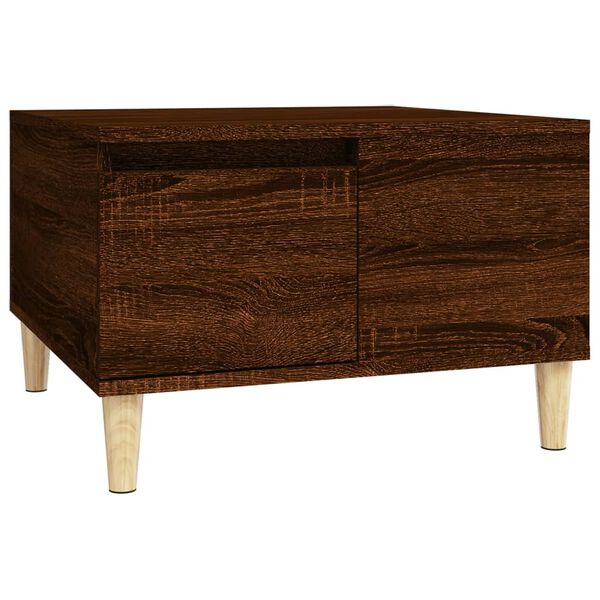 vidaXL Τραπεζάκι Σαλονιού Καφέ Δρυς 55x55x36,5 εκ. Επεξεργασμένο Ξύλο