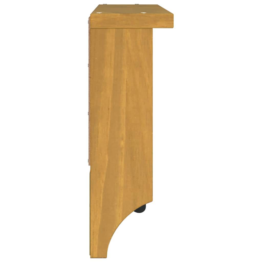 vidaXL Επίτοιχη κρεμάστρα παλτών SANDNES 45x12x35 εκ.Πεύκο μασίφ ξύλο
