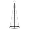vidaXL Χριστουγεννιάτικο δέντρο LED 200 LED πολύχρωμα 182 cm
