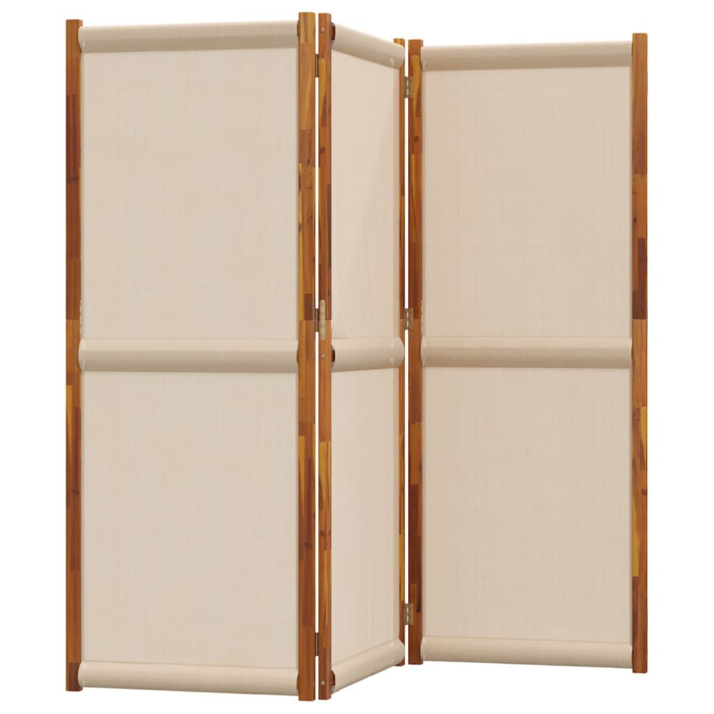 vidaXL Διαχωριστικό Δωματίου με 3 Πάνελ Taupe 210 x 180 εκ.