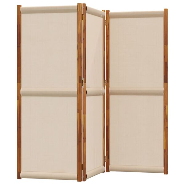 vidaXL Διαχωριστικό Δωματίου με 3 Πάνελ Taupe 210 x 180 εκ.