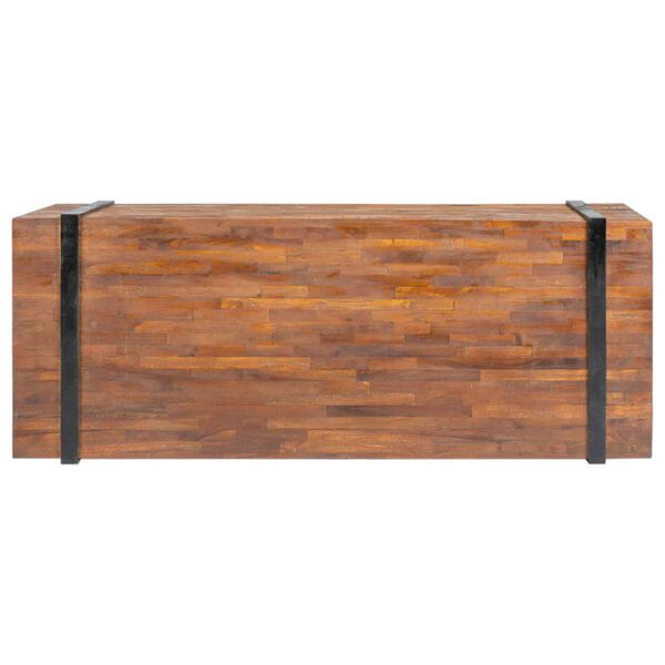 vidaXL Τραπεζάκι Σαλονιού 110 x 45 x 38 εκ. από Μασίφ Ξύλο Teak