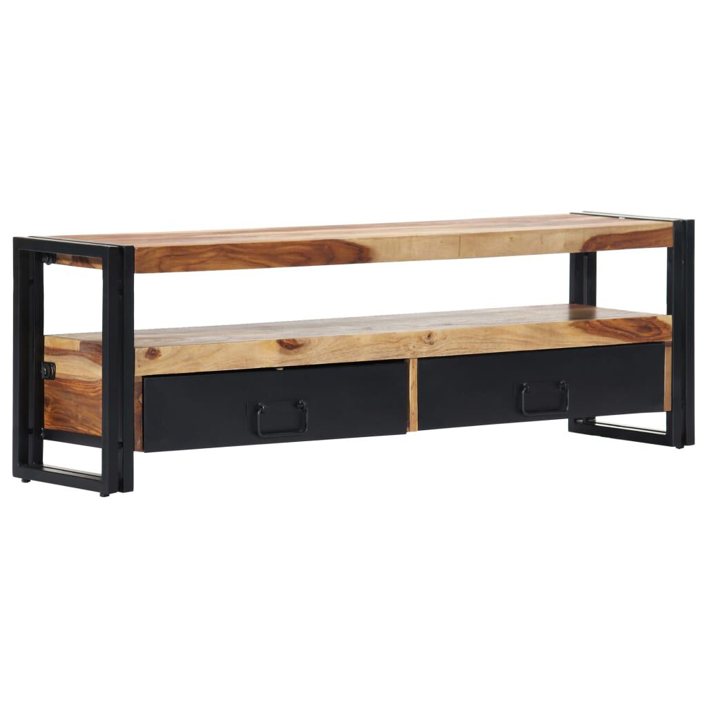 vidaXL Έπιπλο Τηλεόρασης 120 x 30 x 40 εκ. από Μασίφ Ξύλο Sheesham