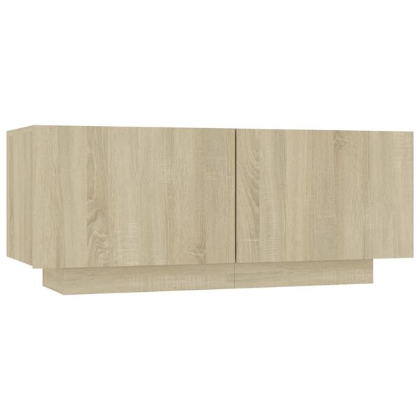 vidaXL Κομοδίνο Sonoma Δρυς 100 x 35 x 40 εκ. Επεξεργασμένο Ξύλο