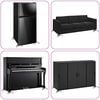 vidaXL Ρόλοι Επίπλων 4 τεμ. με Ανυψωτικό 14,5x13,5x4 εκ. Ατσάλι 400 κιλά