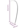 vidaXL &Alpha;&upsilon;&tau;ί &Kappa;&epsilon;&phi;&alpha;&lambda;ή&sigmaf; &Mu;&alpha;ύ&rho;&omicron; 40 x 23 x 6 &epsilon;&kappa; PVC