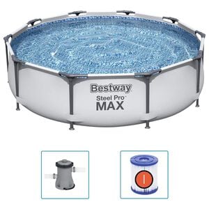 Bestway &Sigma;&epsilon;&tau; &Pi;&iota;&sigma;ί&nu;&alpha;&sigmaf; Steel Pro MAX 305 x 76 &epsilon;&kappa;.