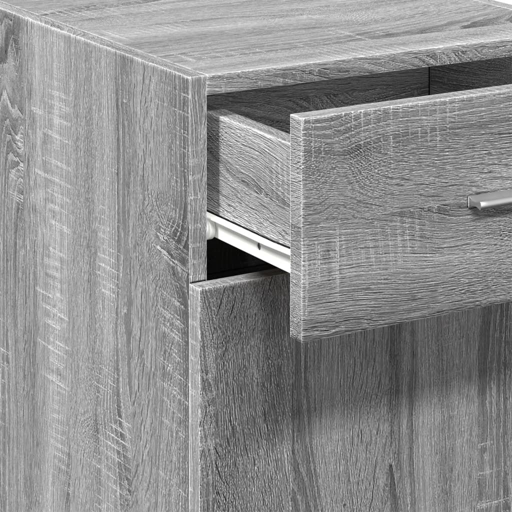 vidaXL Ντουλάπι Γκρι Sonoma 40x42,5x93 εκ. από Επεξεργασμένο Ξύλο