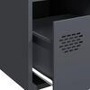 vidaXL Ντουλάπι Ανθρακί 35x39x73,5 εκ. από Χάλυβα Ψυχρής Έλασης