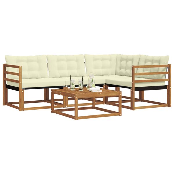 vidaXL &Sigma;&epsilon;&iota;&rho;ά &Kappa;&alpha;&nu;&alpha;&pi;έ &Epsilon;&xi;&omega;&tau;&epsilon;&rho;&iota;&kappa;&omicron;ύ &mu;&epsilon; &mu;&alpha;&xi;&iota;&lambda;ά&rho;&iota; 5 pcs &Phi;&upsilon;&sigma;&iota;&kappa;ό &kappa;&alpha;&iota; &Kappa;&rho;έ&mu;&alpha;