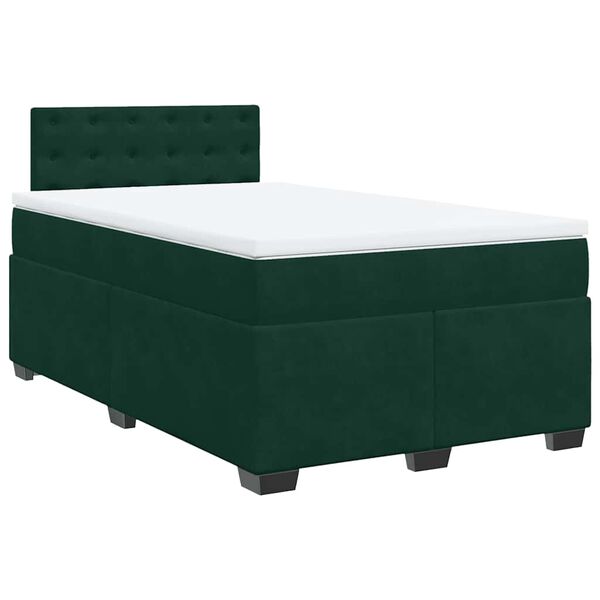 vidaXL &Kappa;&rho;&epsilon;&beta;ά&tau;&iota; Boxspring &mu;&epsilon; &Sigma;&tau;&rho;ώ&mu;&alpha; &Sigma;&kappa;&omicron;ύ&rho;&omicron; &Pi;&rho;ά&sigma;&iota;&nu;&omicron; 140x190&epsilon;&kappa;. &Beta;&epsilon;&lambda;&omicron;ύ&delta;&iota;&nu;&omicron;