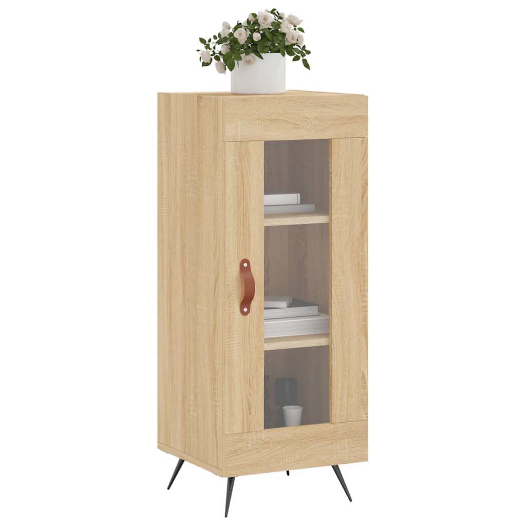 vidaXL Ντουλάπι Sonoma Δρυς 34,5x34x90 εκ. από Επεξεργασμένο Ξύλο