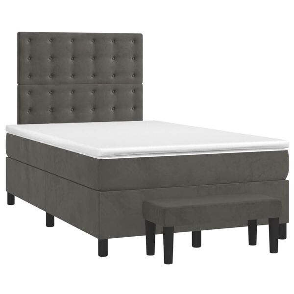 vidaXL &Kappa;&rho;&epsilon;&beta;ά&tau;&iota; Boxspring &mu;&epsilon; &Sigma;&tau;&rho;ώ&mu;&alpha; &Sigma;&kappa;&omicron;ύ&rho;&omicron; &Gamma;&kappa;&rho;&iota; 120x200 &epsilon;&kappa;. &Beta;&epsilon;&lambda;&omicron;ύ&delta;&iota;&nu;&omicron;